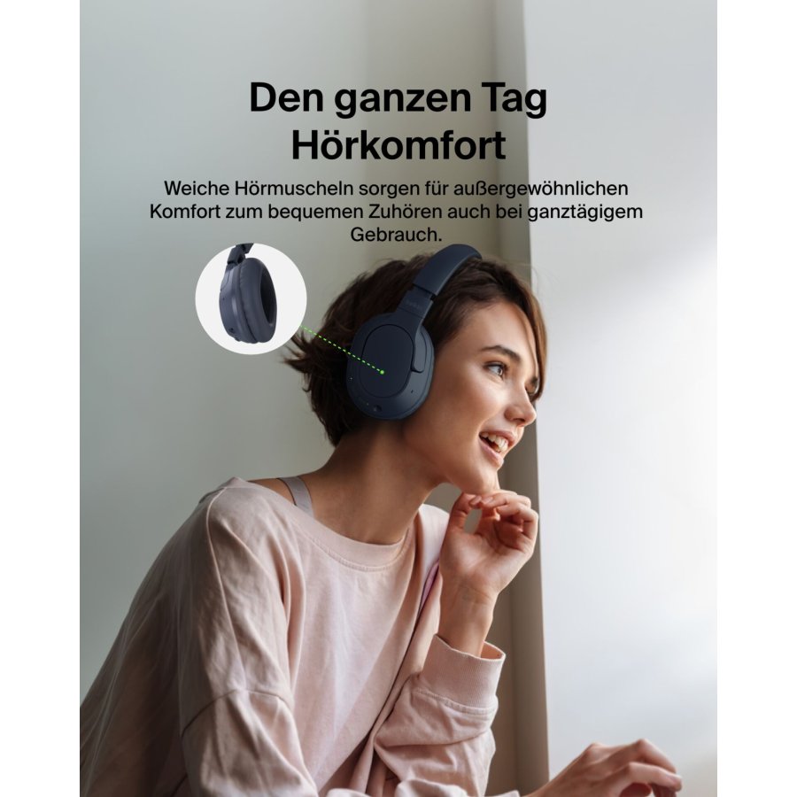Belkin Soundform Surround blue Over-Ear, wireless    AUD009hqBL #14