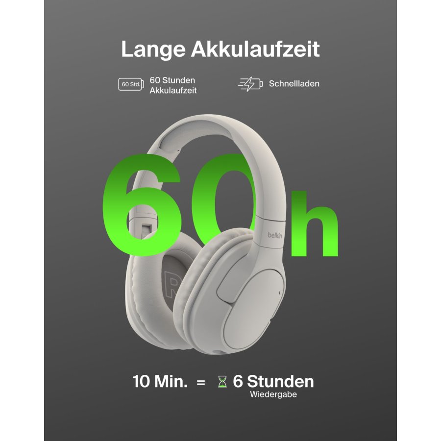 Belkin Soundform Surround sand Over-Ear, wireless    AUD009hqSA #13