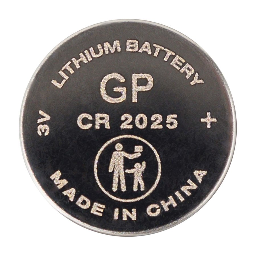 1x500 GP CR2025 Lithium 3V Knopfzelle BULK Schrumpfpack #1