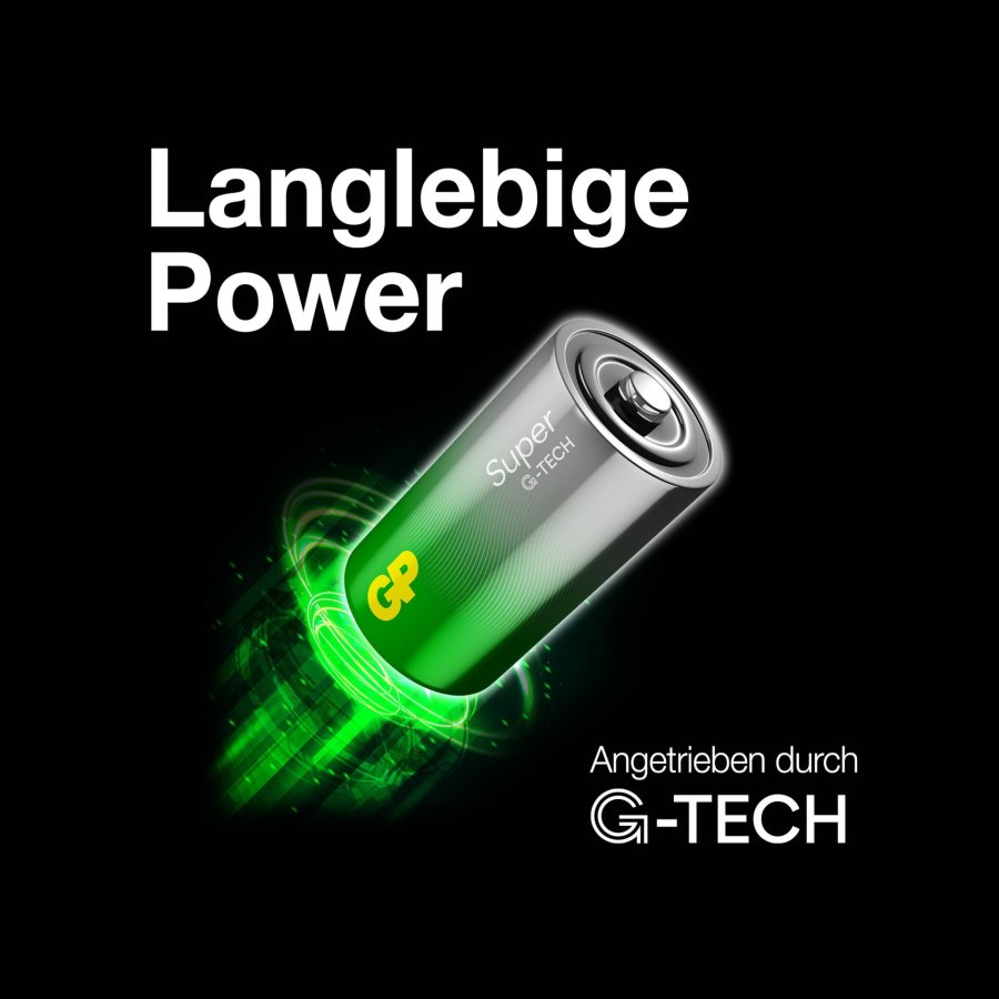 1x4 GP Super Alkaline 1,5V D Mono LR20 #3