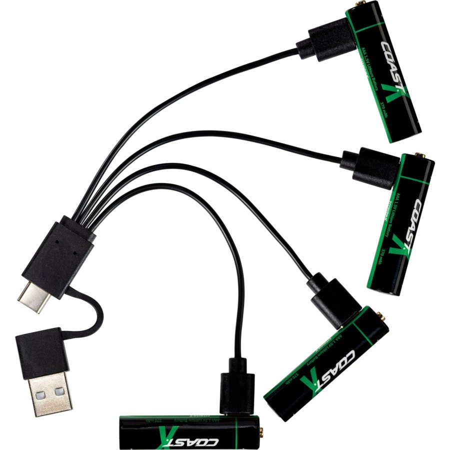 1x4 Coast Zithion-X Micro AAA Akku USB-C Ladeanschl. #2