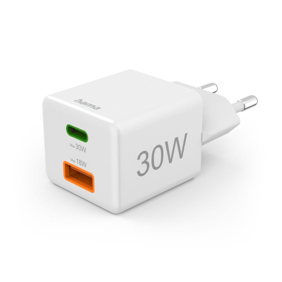 Hama Mini-Schnellladegrät PD 30W 1xUSB-C/1xUSB-A weiß      201992 #3