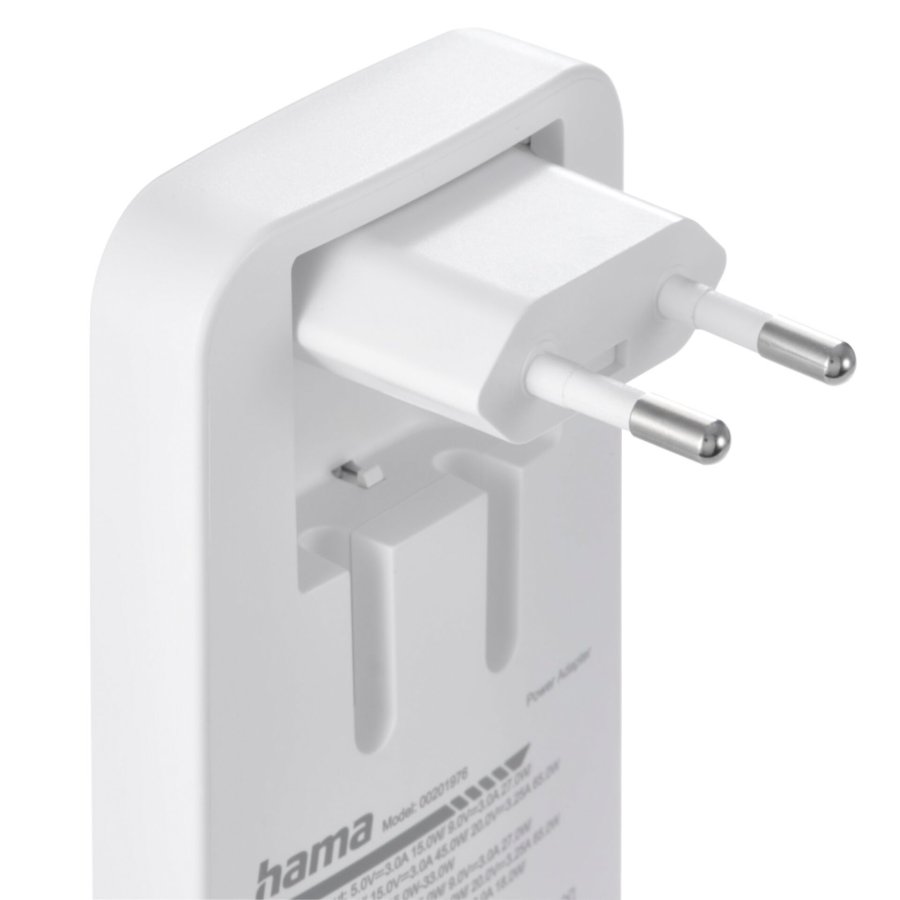 Hama flaches Mini-Ladegerät  65W 2xUSB-C/1xUSB-A, weiß     201976 #7