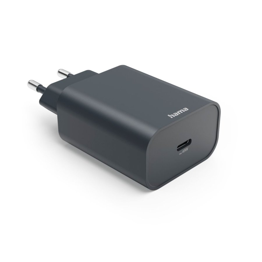 Hama Schnellladegerät PD     45W 1xUSB-C, anthrazit         86443 #1