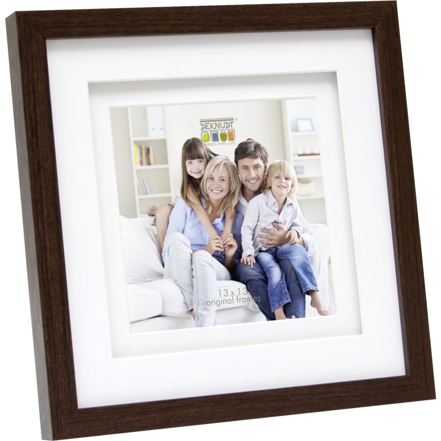 Deknudt S65KQ1 brown 13x13 Wood double Passepartout #1