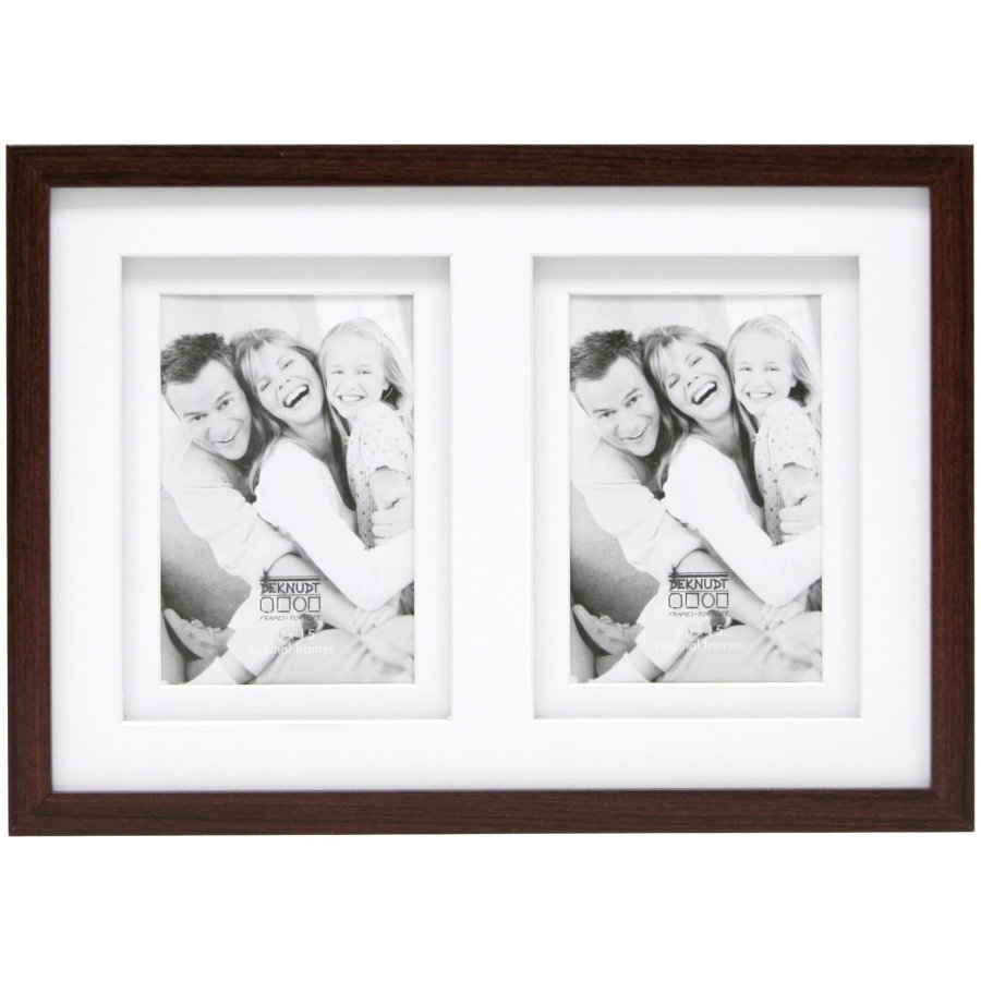 Deknudt S65KQ2           2x10x15 Wood Gallery brown Passepartout #1