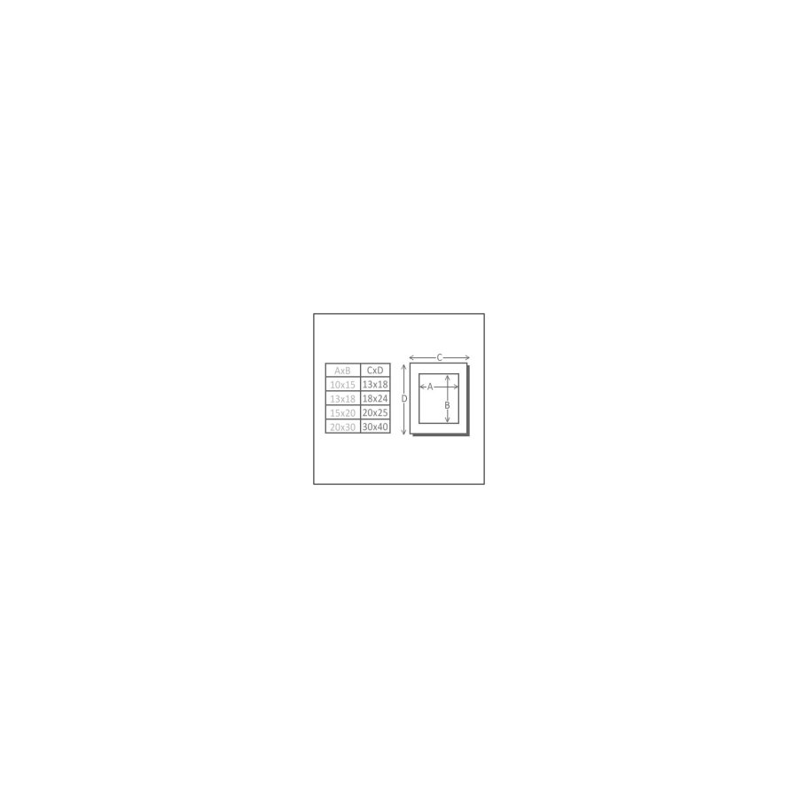 Deknudt S66KF2 P1          20x25 Wood black with Passepartout #4