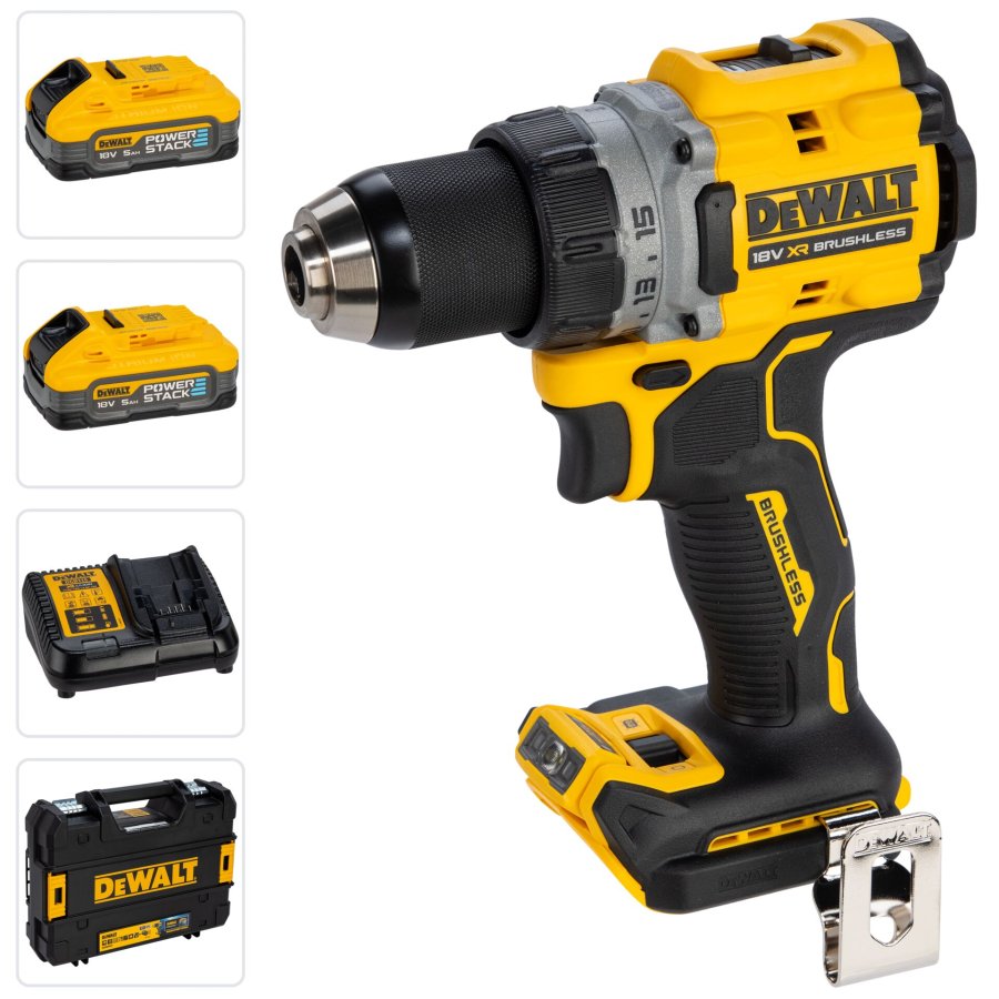 DeWALT DCD800H2T-QW elektrisk skruetrkker & slagbor #1