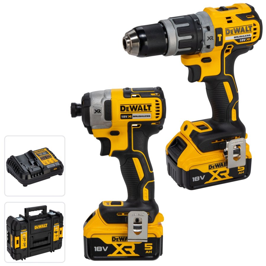 ST TIL ELVRKTJ COMBO DEWALT DCK266P2T (DCD796+DCF887) 2X5,0AH 18V #1
