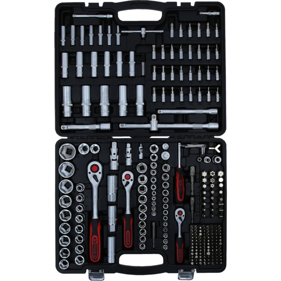 KS Tools 1/4 +3/8 +1/2  Steck- schlüssel Satz 255-tlg. #2