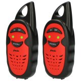 Alecto Walkie Talkie 2er Set für Kinder, 3 km Reichw., Schwarz/Ro #3