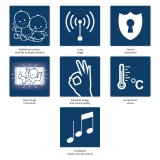 Alecto zusätzliche Kamera für DVM-71/71BK, weiß/taupe #4