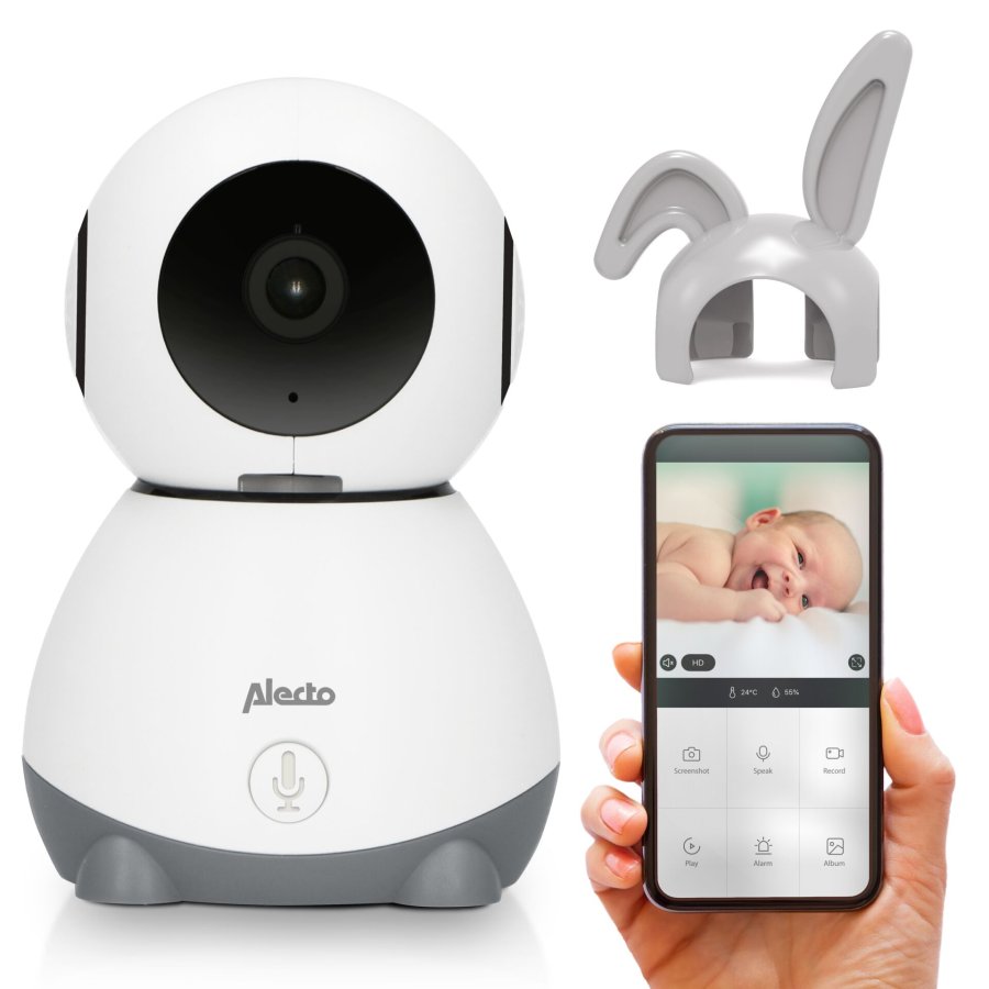 Alecto WLAN-Babyphone mit Kamera weiß/grau #3