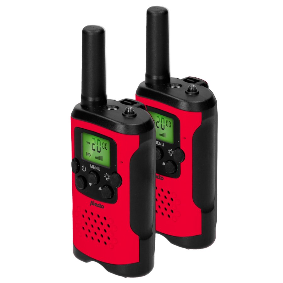Alecto Walkie Talkie 2er Set für Kinder, 7 km Reichw., rot/schw. #1