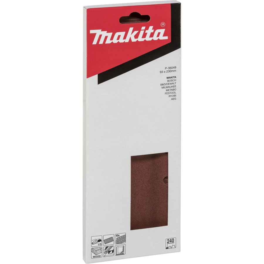 Makita Schleifpap. 93x230mm K240 LOCH #1