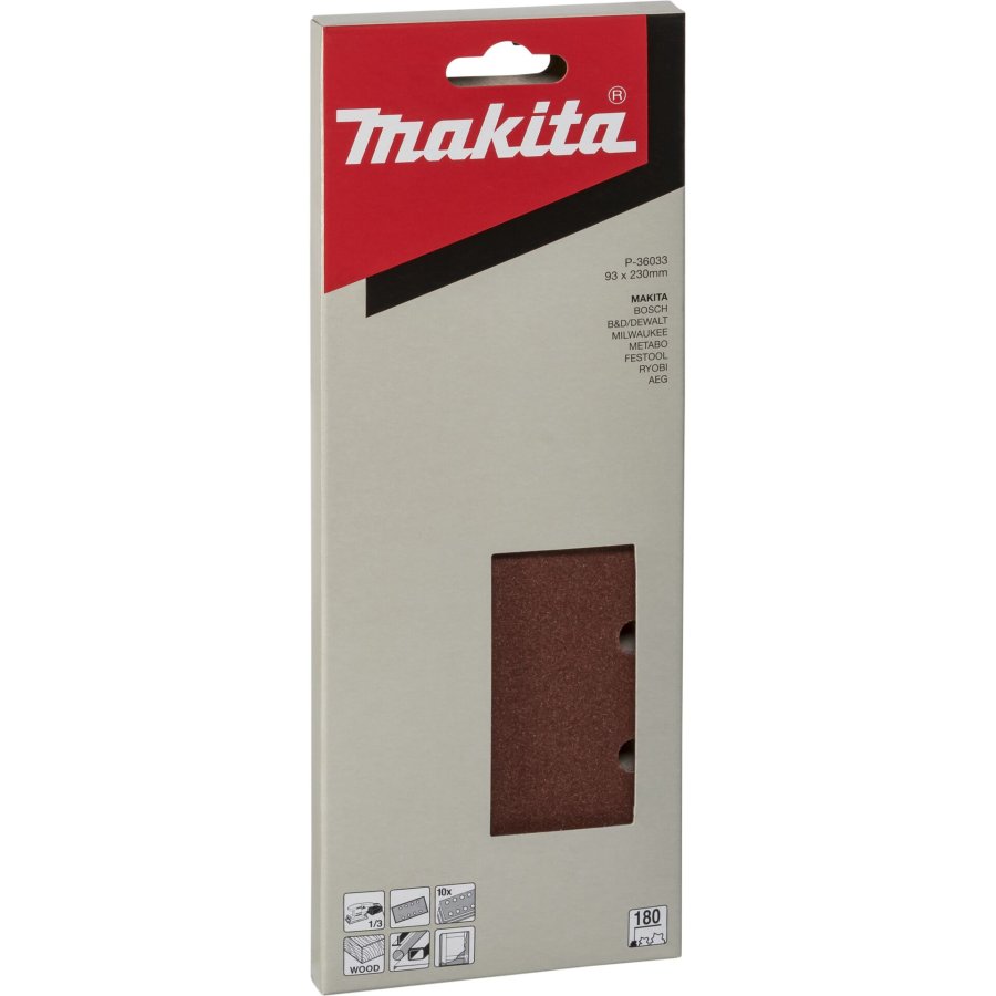 Makita Schleifpap. 93x230mm K180 LOCH #1