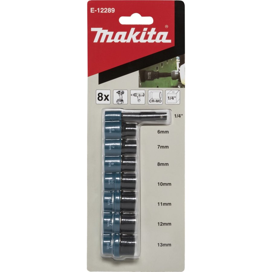 Makita Stecknuss-Set 1/44KT 8-tlg. #1