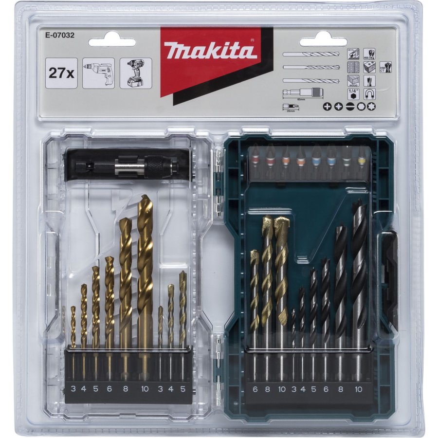 Makita Bohrer Bit-Set 27-tlg. #1