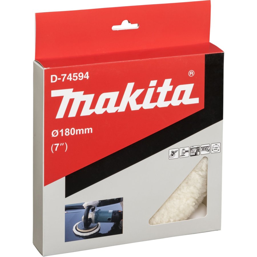 Makita Woll-Polierpad 180mm #1