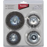 Makita Rundbürsten-Set 4tlg. Stahl #1