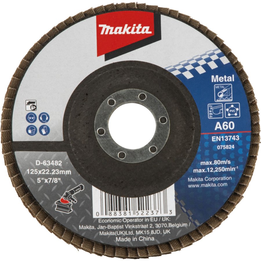 Makita Fächerschleifscheibe 125mm A 60 #1