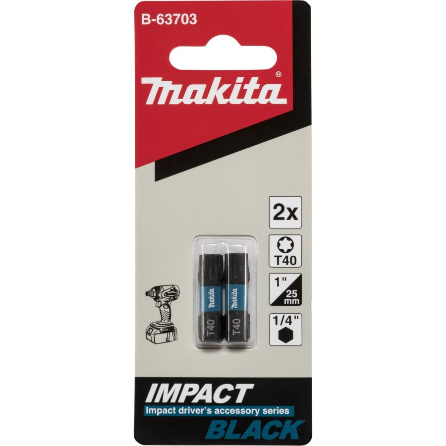 Makita Bit T40x25mm 2Stk. #1