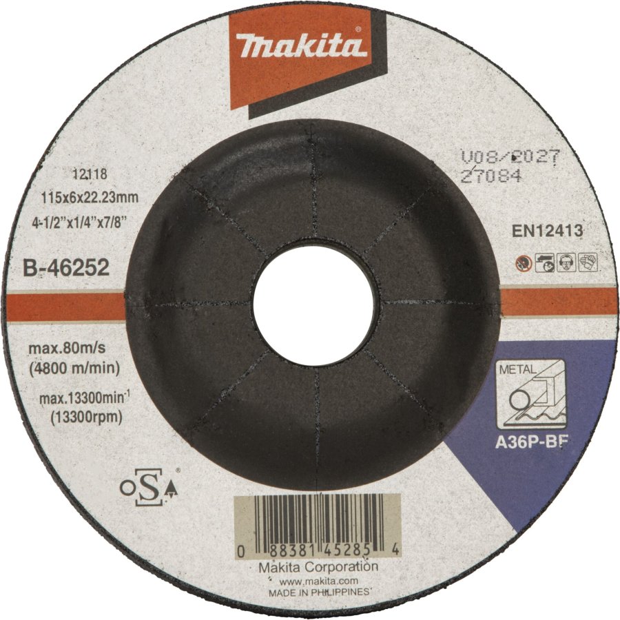 Makita Schruppscheibe 115x6mm Stahl #1