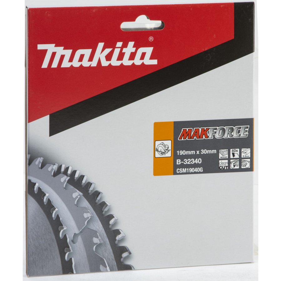 Makita MAKFORCE Sägeblatt 190x30x40Z #1