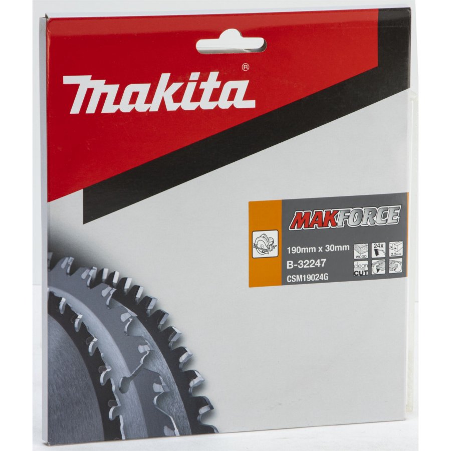 Makita MAKFORCE Sägeblatt 190x30x24Z #1
