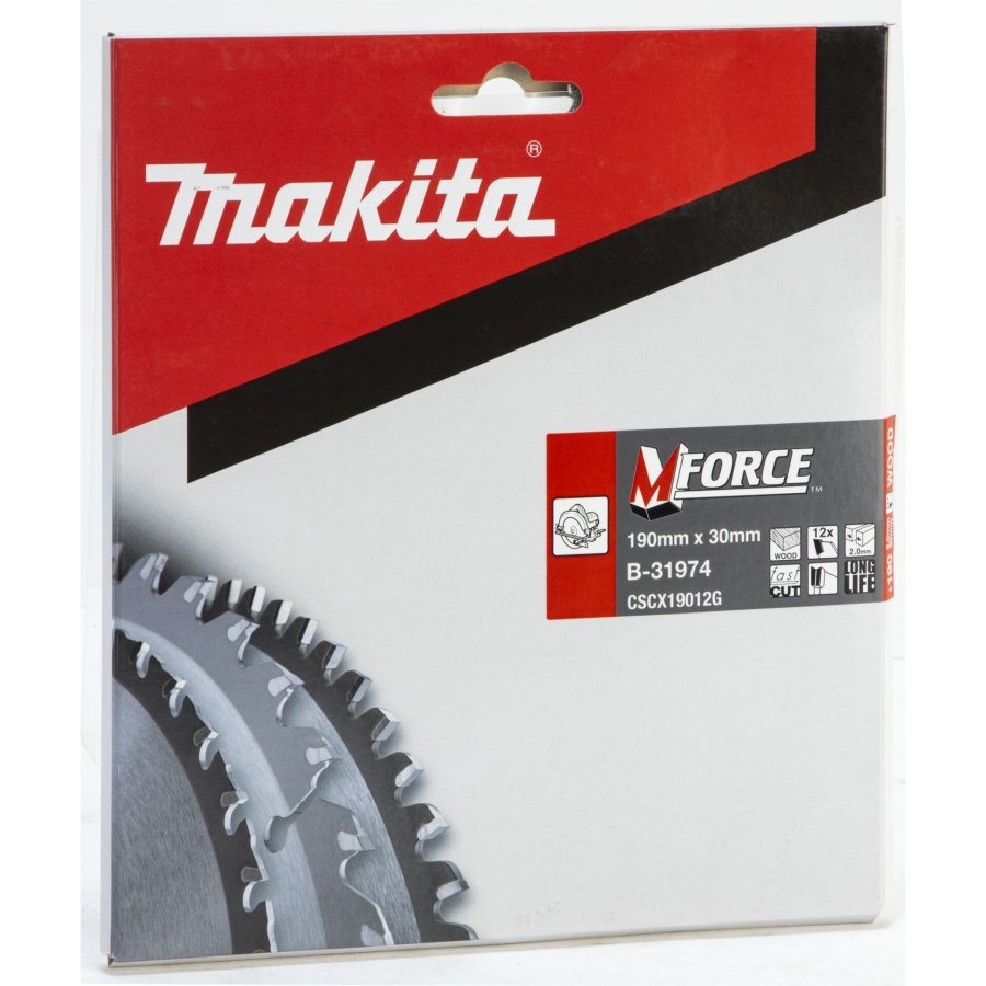 Makita M-FORCE Sägeblatt 190x30x12Z #1