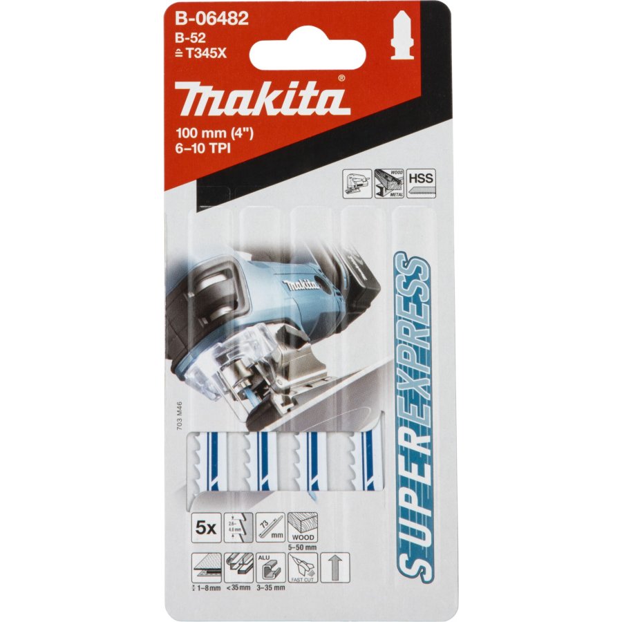 Makita Stichsägeblatt B-52 Univ. 5Stk. #1