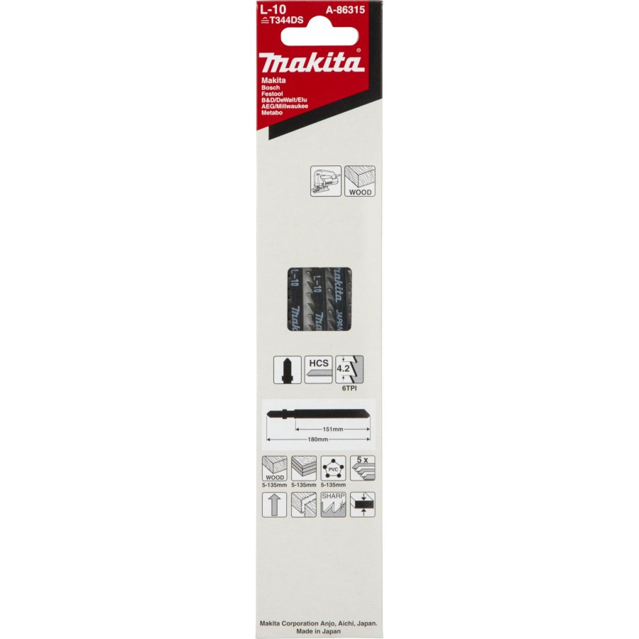 Makita Stichsägeblatt L-10 #1