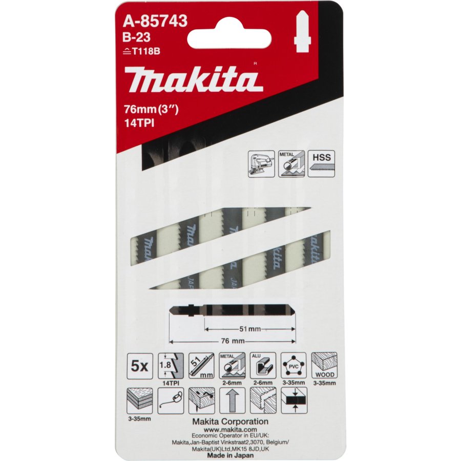 Makita Stichsägeblatt B-23 #1