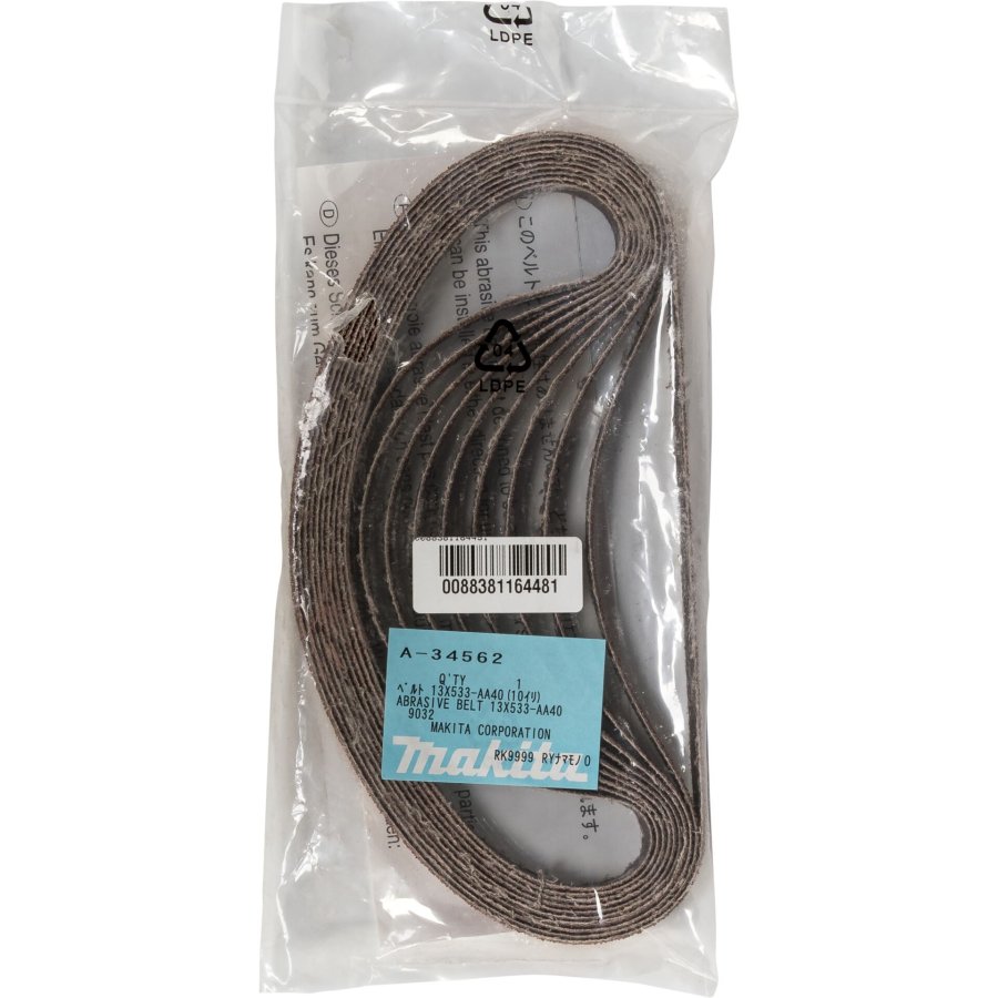 Makita Schleifband 13mm K40 10Stk. #1