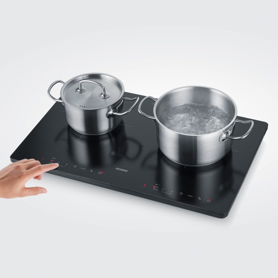 Severin DK 1033 Sort Bordplade 60 cm Zone induktionskogeplade 2 zone(s) #4
