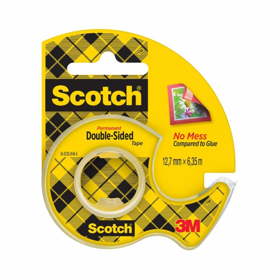 Scotch Doppels. Klebeband + Abroller 12mm x 6,3 136D-MDEU #1