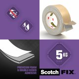 Scotch Fix MIrror Doppels. Klebe band 19mmx1,5m weiß #3