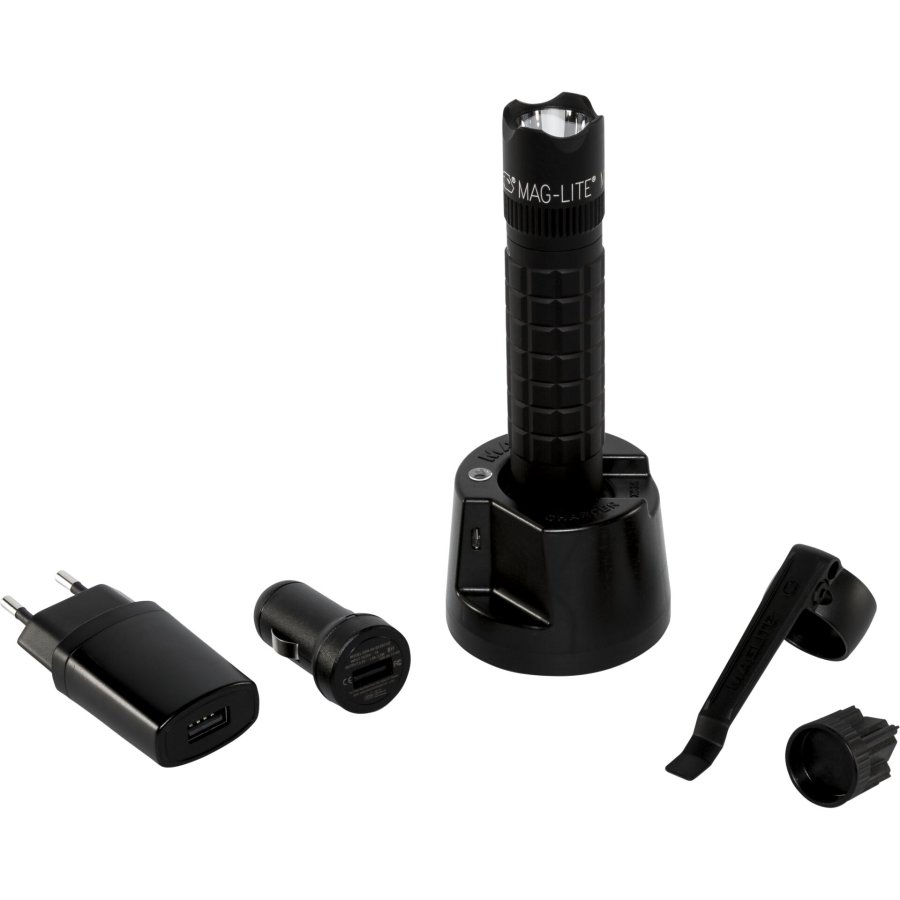Maglite Mag-Tac Rechargeable plain bezel schwarz #1