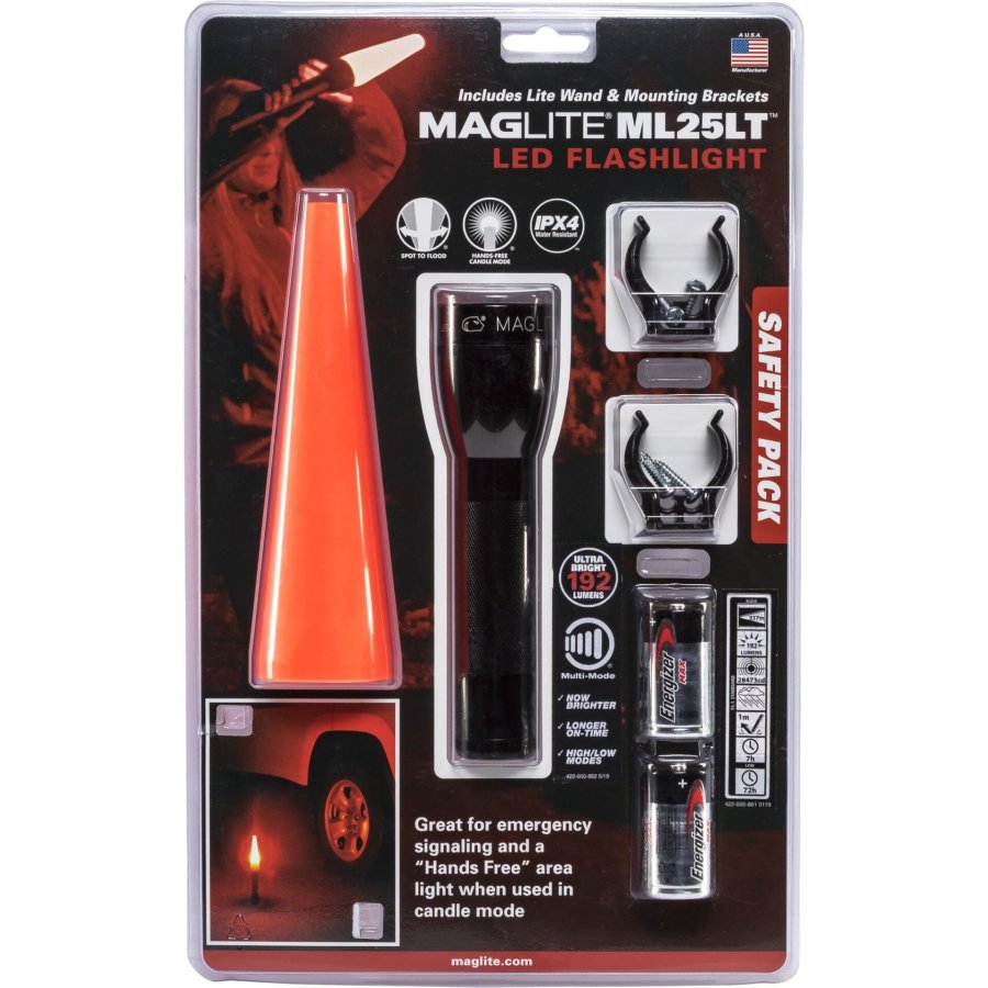 Maglite ML25 LED Sicherheitslampe schwarz #1