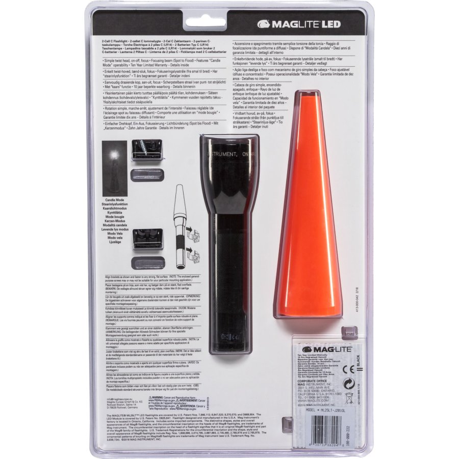Maglite ML25 LED Sicherheitslampe schwarz #2