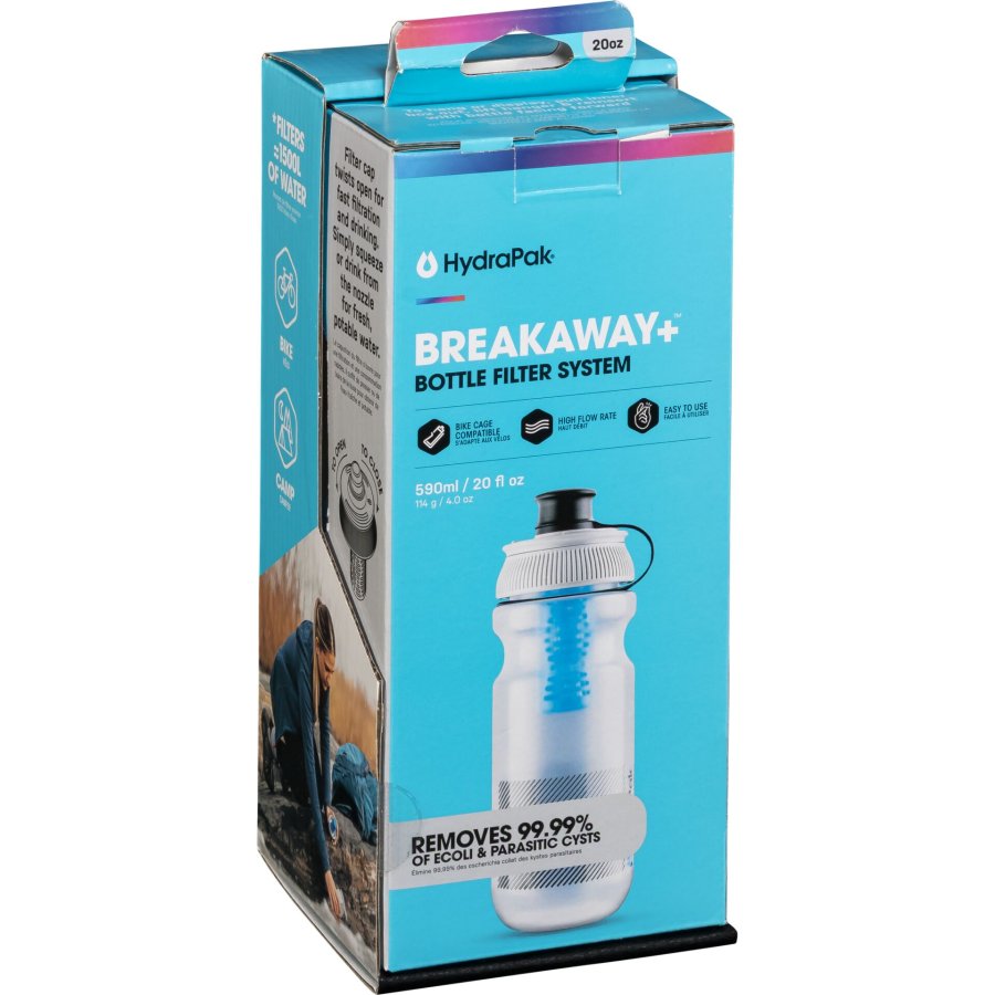 HydraPak Bike Bottle Breakaway Plus 600 ml - frost/hp blue #1