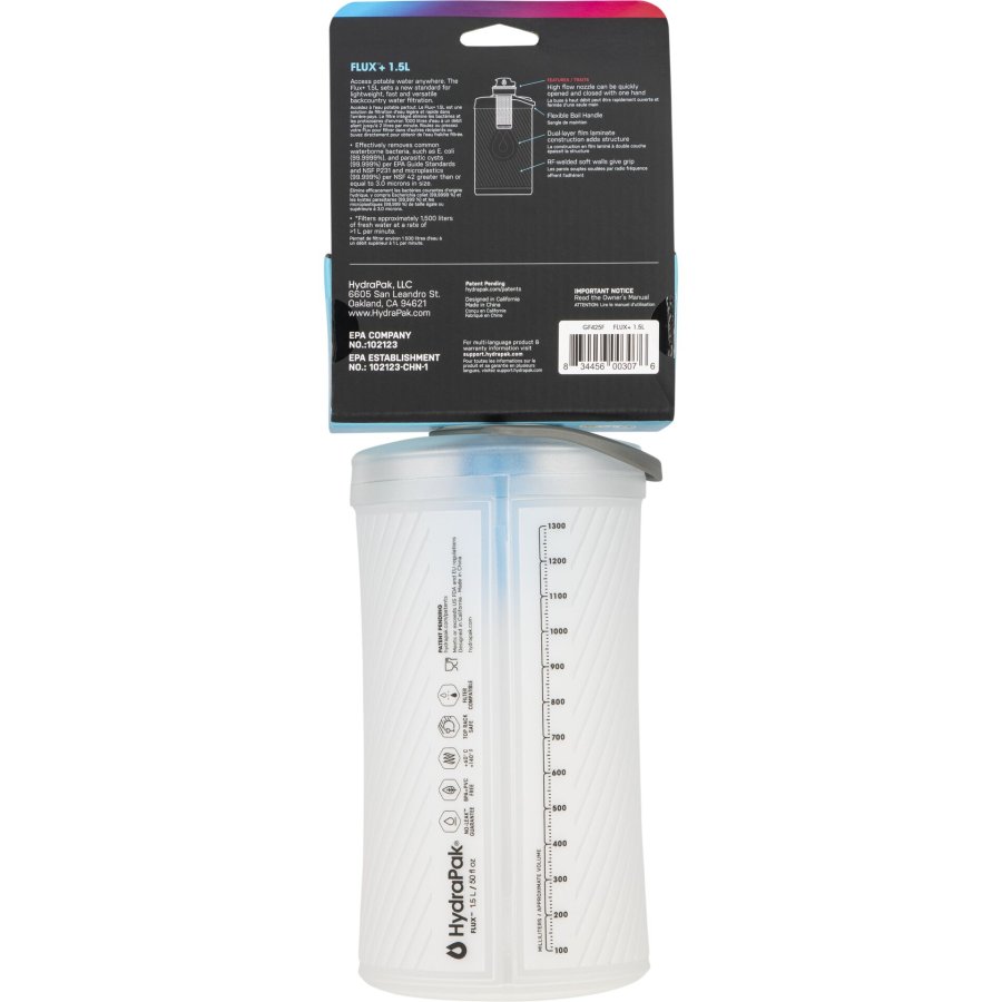 Hydrapak Flux 1,5L Faltflasche weiß #2