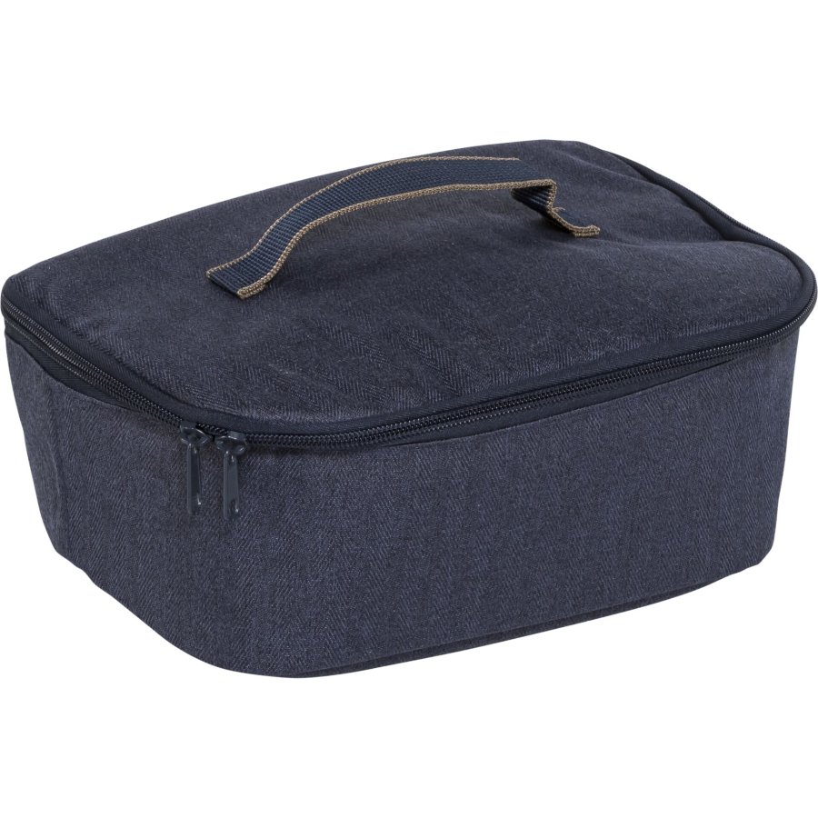 Reisenthel Coolerbag M pocket herringbone dark blue #1