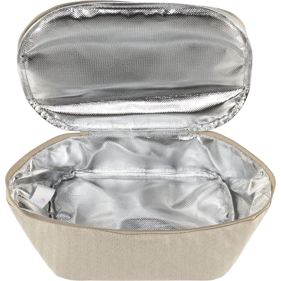 Reisenthel Coolerbag M pocket herringbone sand #2