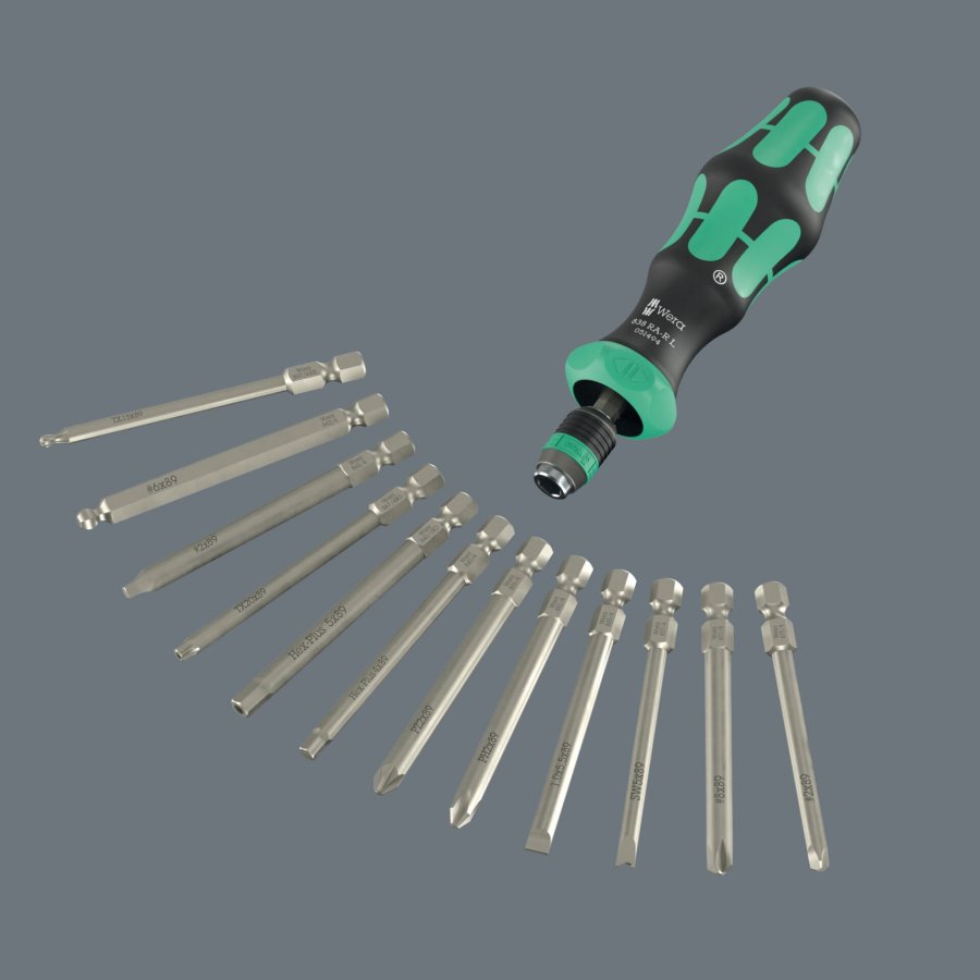 Wera 838 RA-R L Ratschen- schraubendreher #6
