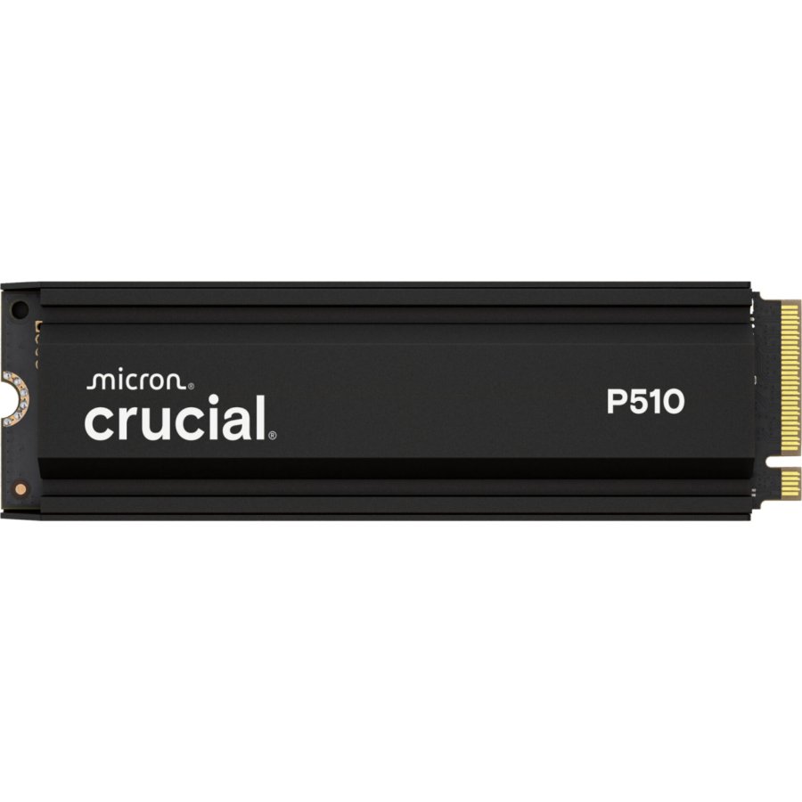 Crucial P510 Gen5 2280       2TB NVMe PCIe M.2 SSD mit Heatsink #1