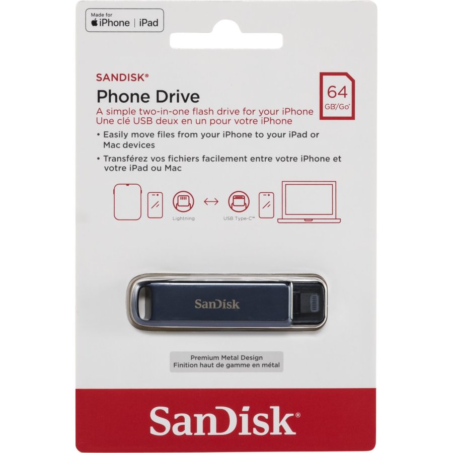 SanDisk Phone Drive  2in1   64GB USB C USB A   SDIXD0N-064G-GN6NN #1