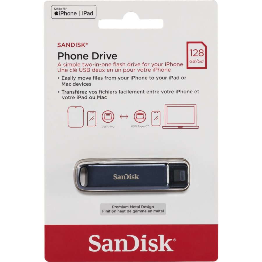 SanDisk Phone Drive  2in1  128GB USB C USB A   SDIXD0N-128G-GN6NE #1