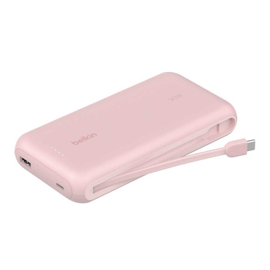 Belkin Powerbank 20.000mAh pink 30W integr.USB-C Cab. BPB024hqPK #1