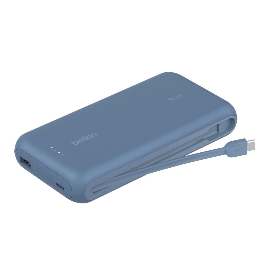 Belkin Powerbank 20.000mAh blue 30W integr.USB-C Cab. BPB024hqBL #1